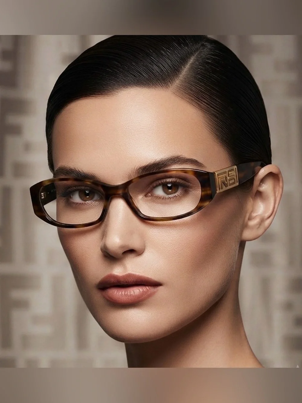 Authentic Fendi luxury designer vintage prescription eyeglasses frames